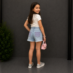 Shorts Denim Bambina 8241 Miss Bellina