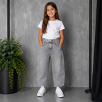 Jeans Bambina 128 Leox Kids