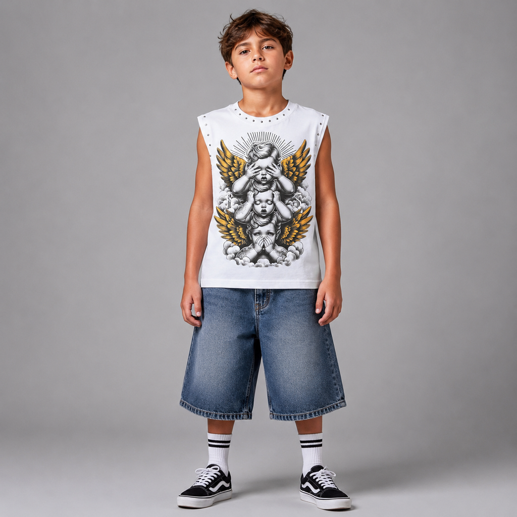Canotta T-shirt  Bambino American