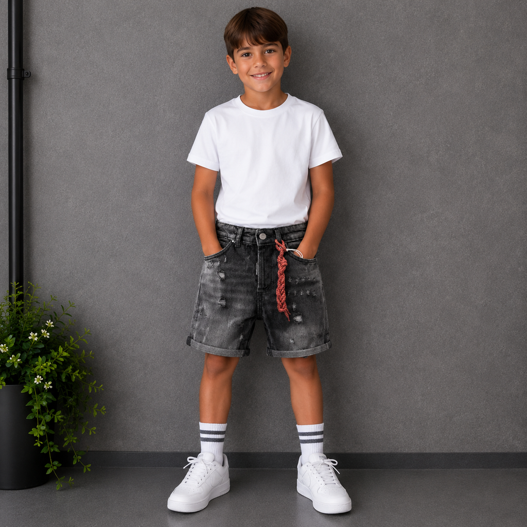 Pantaloncino Jeans Bambino 81379 Victory