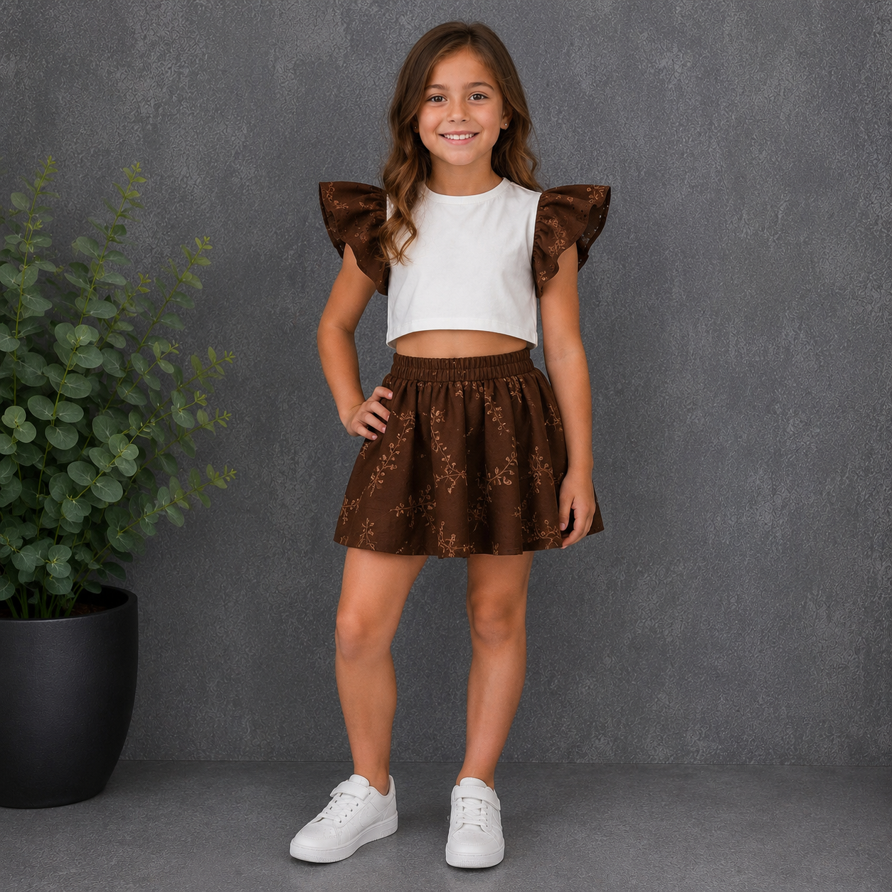 Coordinato bambina 1150 Noir