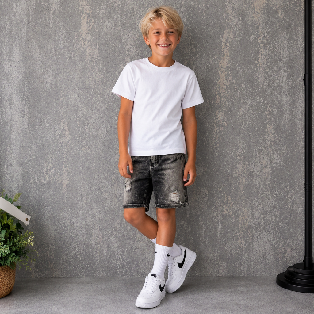 Pantaloncino Jeans Bambino 349