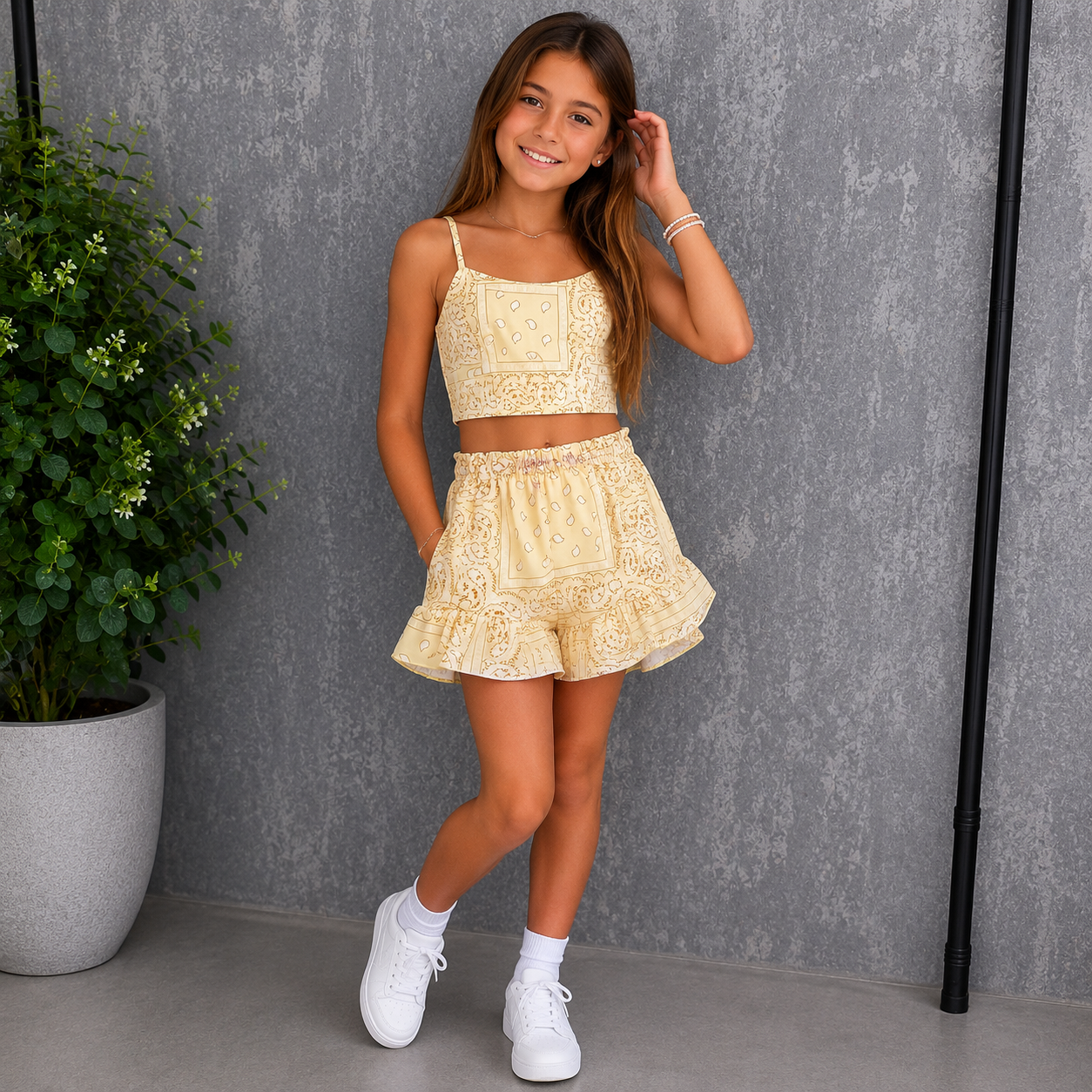 Coordinato Bambina Bandana
