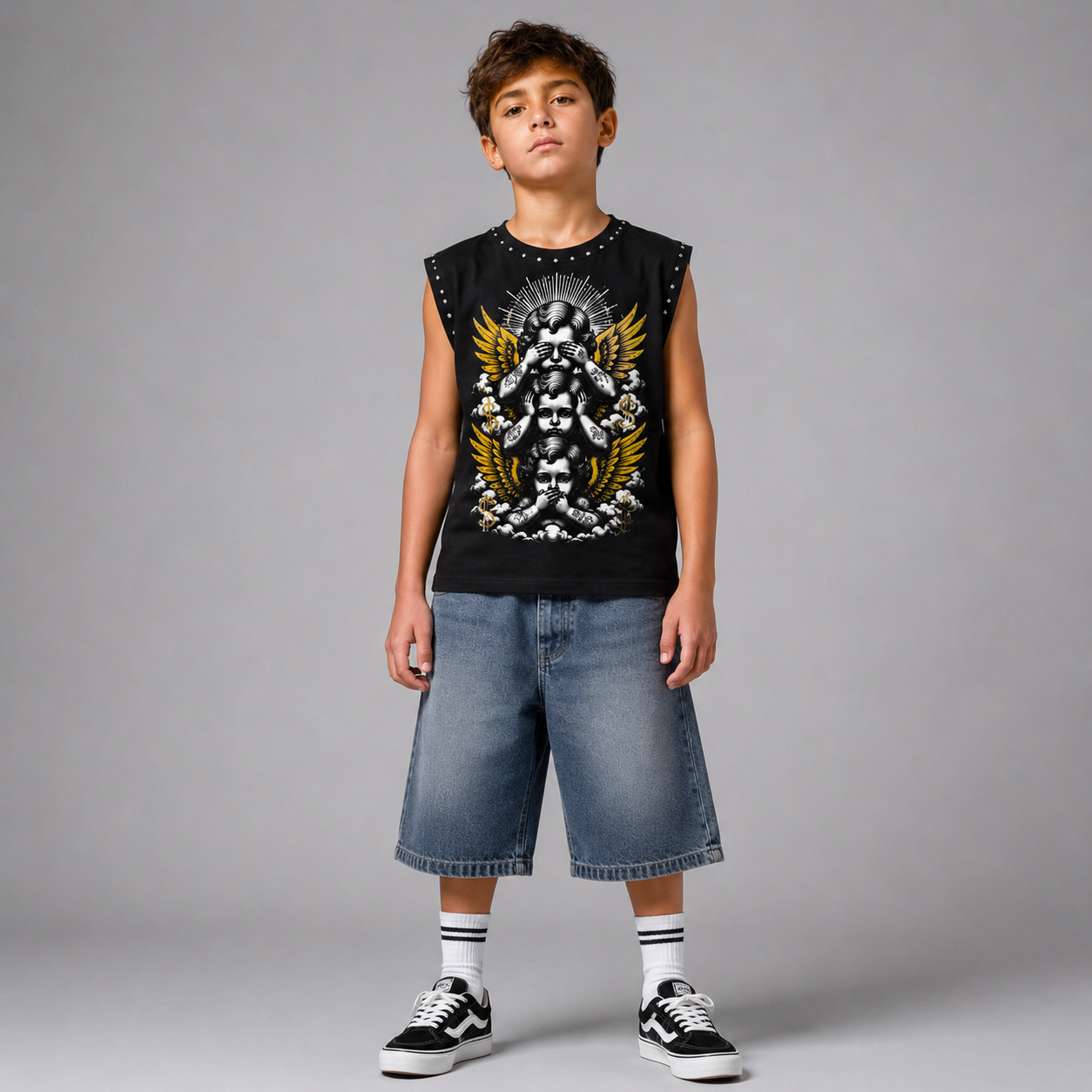 Canotta T-shirt  Bambino American