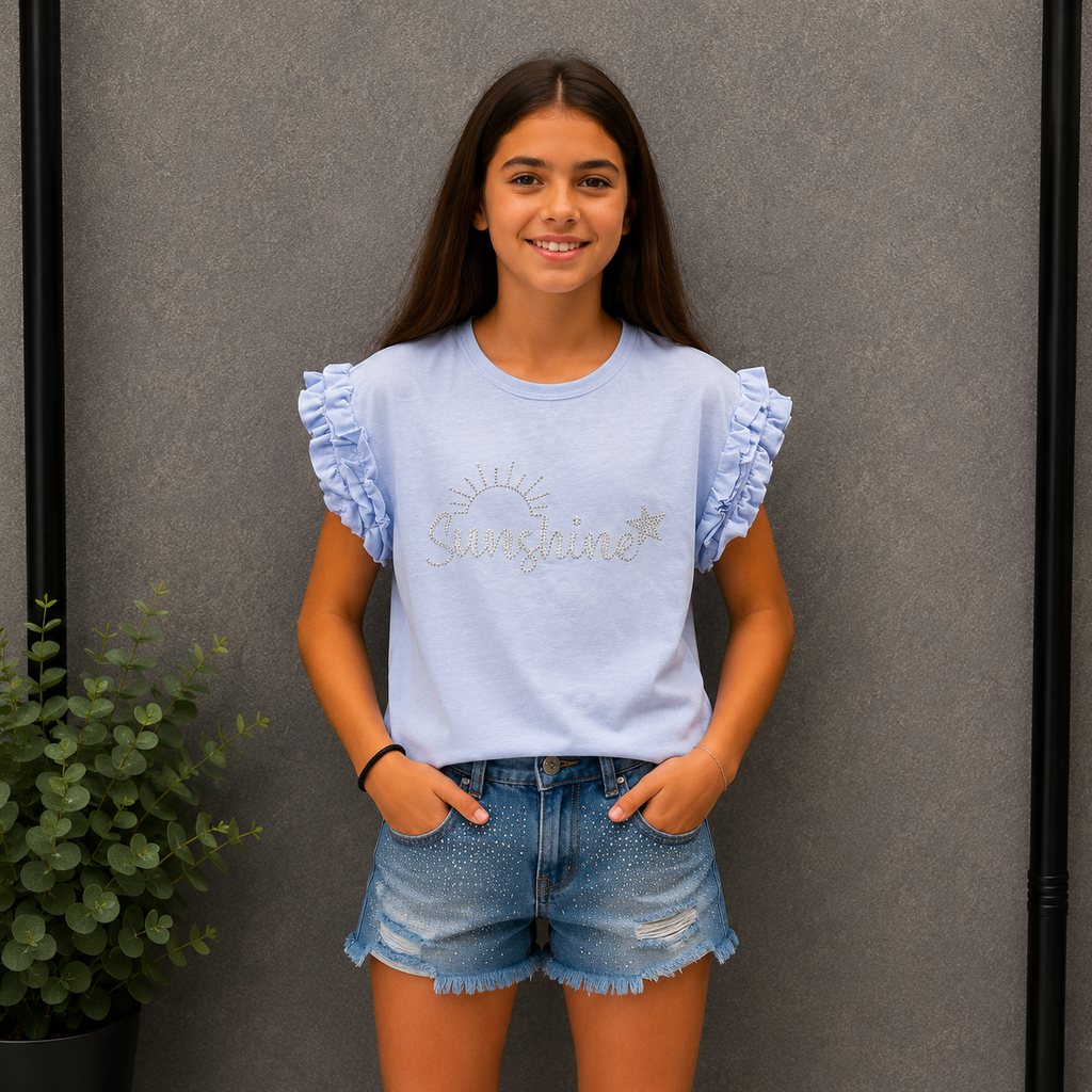 T-shirt Bambina 9442 New