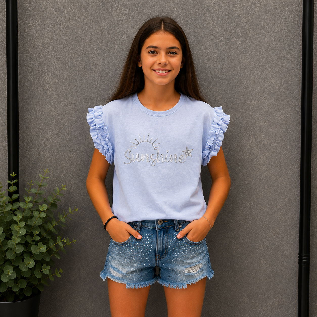 T-shirt Bambina 9442 New