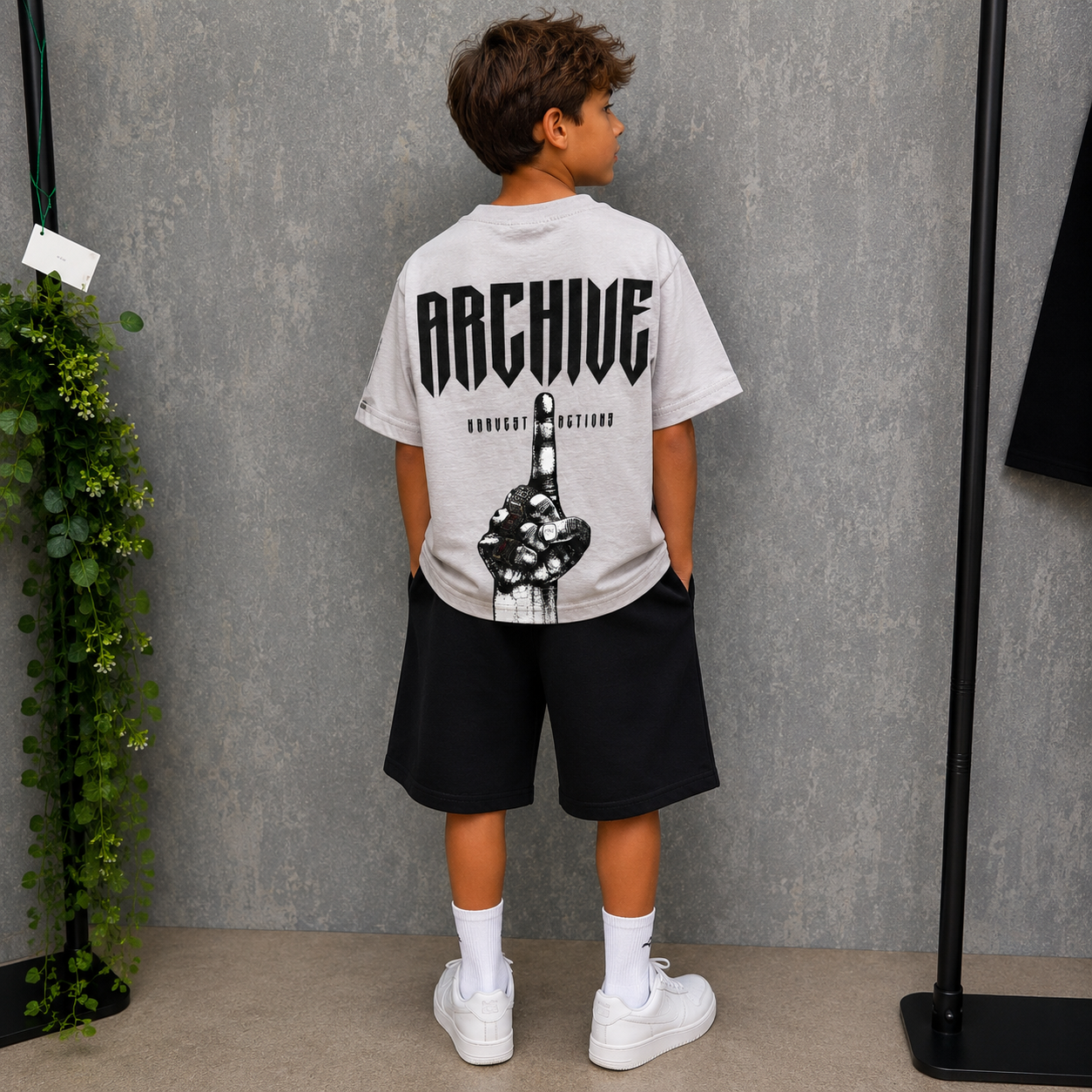 T-shirt Bambino chive