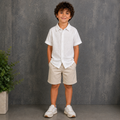 Camicia Bambino White Io chico