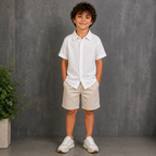 Camicia Bambino White Io chico