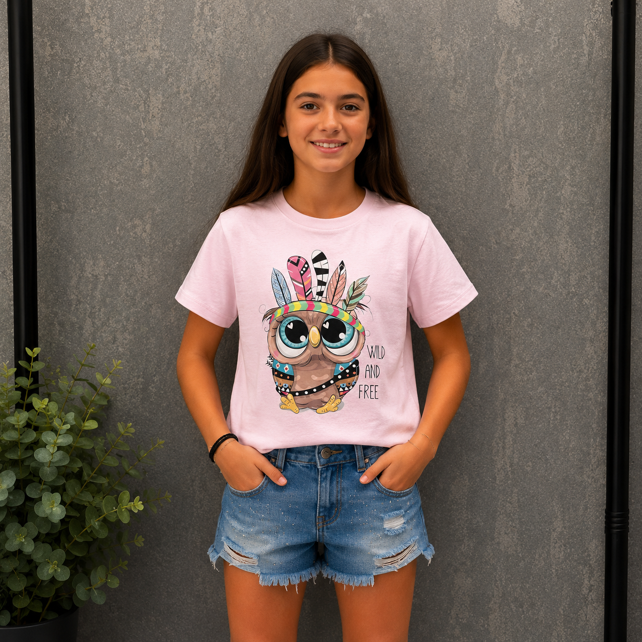 T-shirt Bambina 5817 Lucky Girl