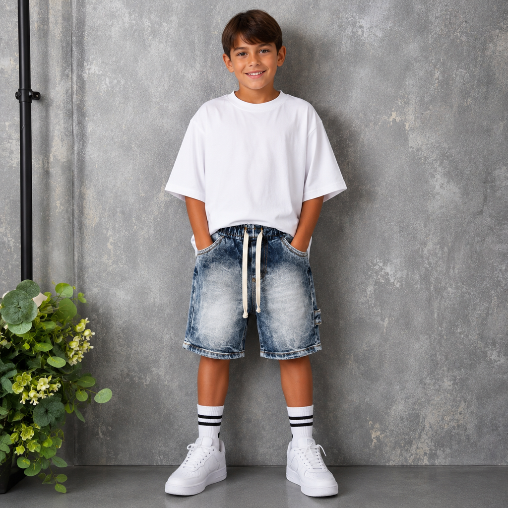 Pantaloncino Jeans Bambino 2107 Italy