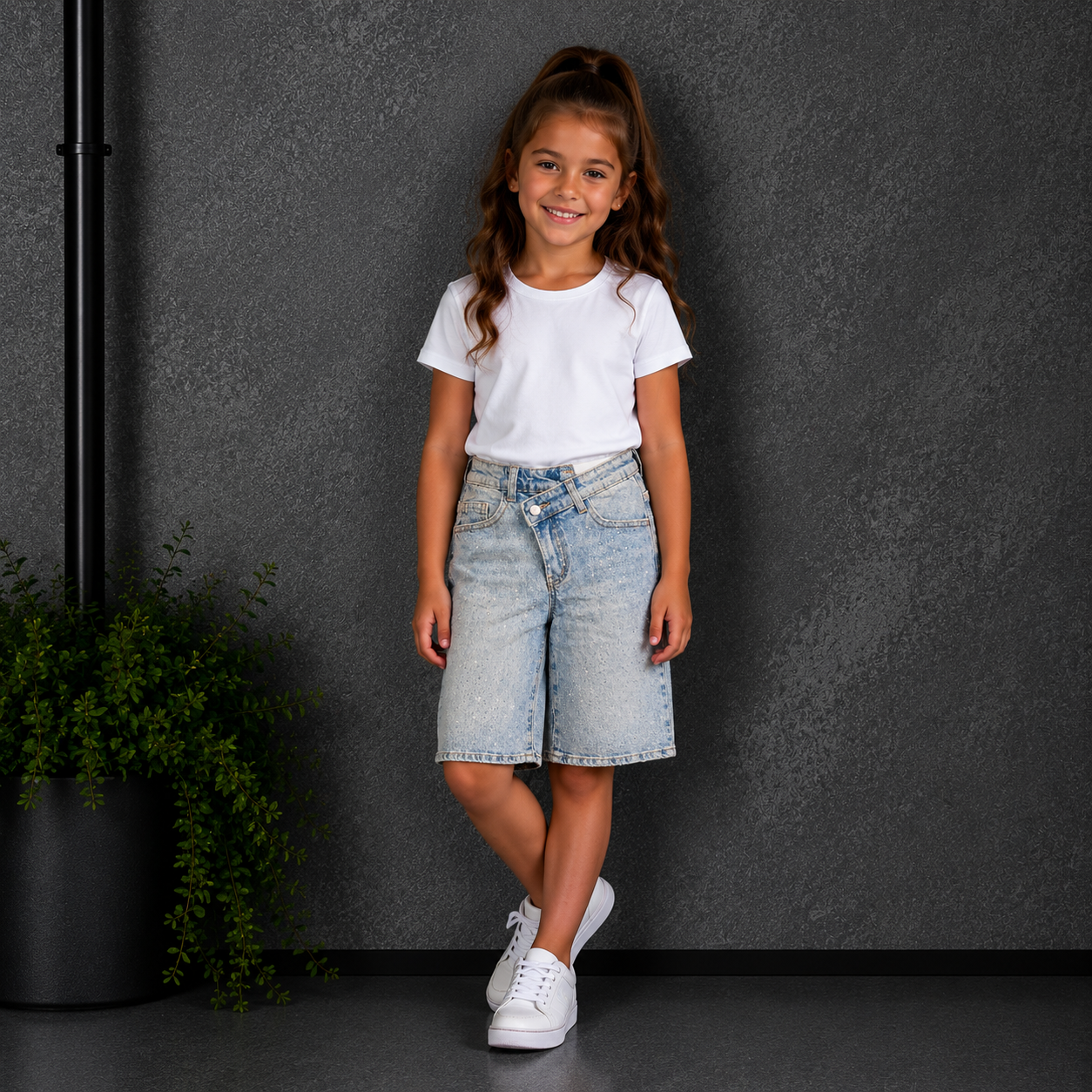 Short Denim Bambina 53 Y-celin
