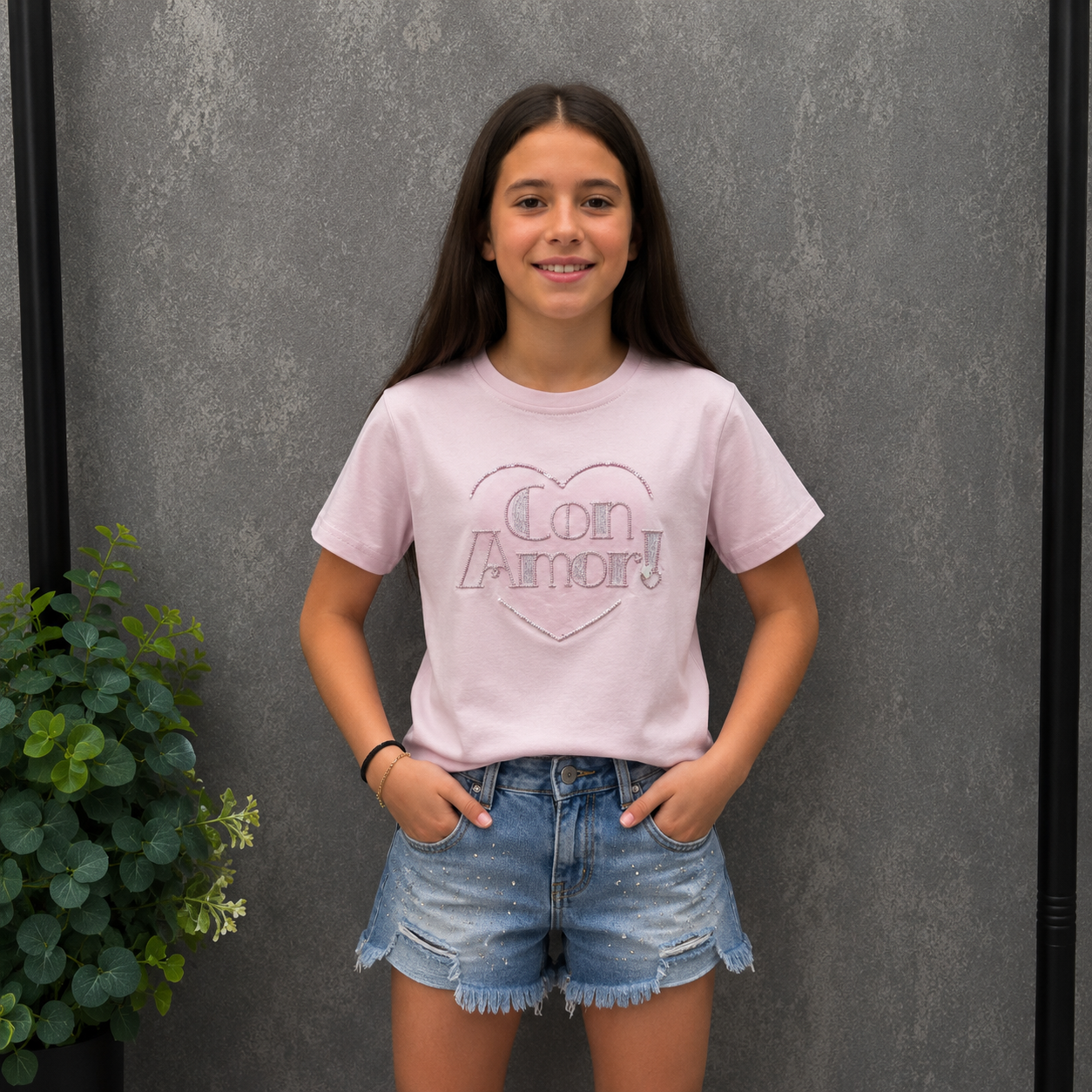 T-shirt Bambina 9486 Miss image