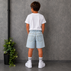 Pantaloncino Jeans Bambino R637 rebel