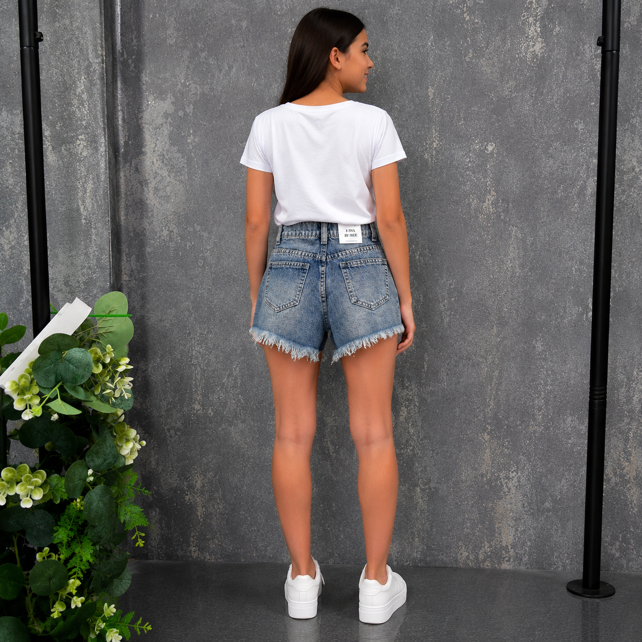 jeans Shorts Bambina 7150 Miss Image