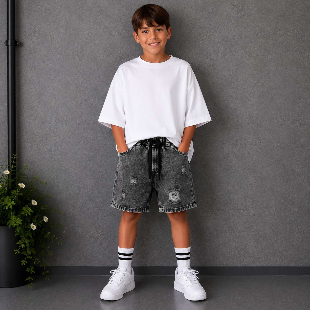 Pantaloncini Jeans Bambino 2102 Italy