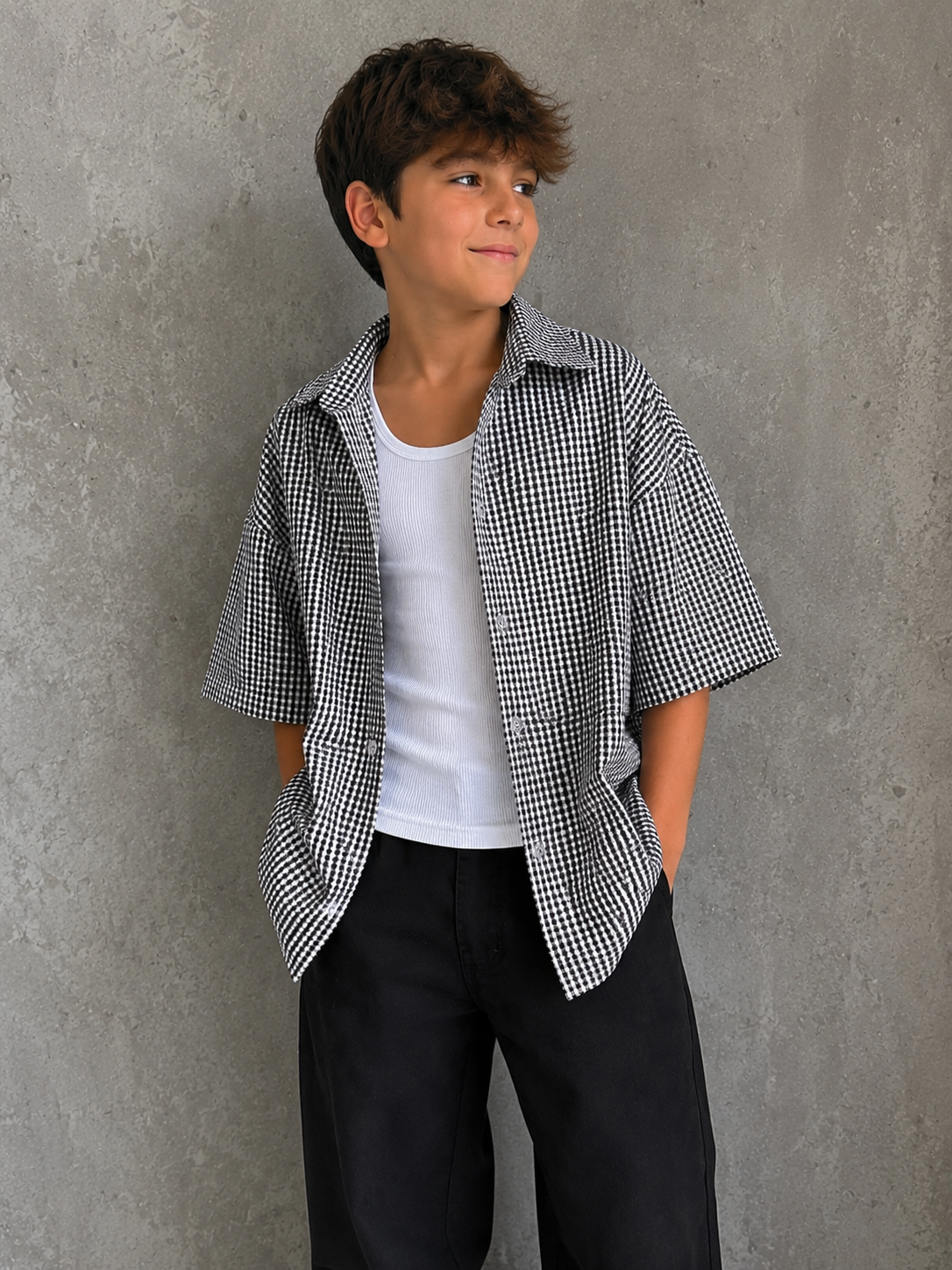 Camicia Bambino 2612 Plams