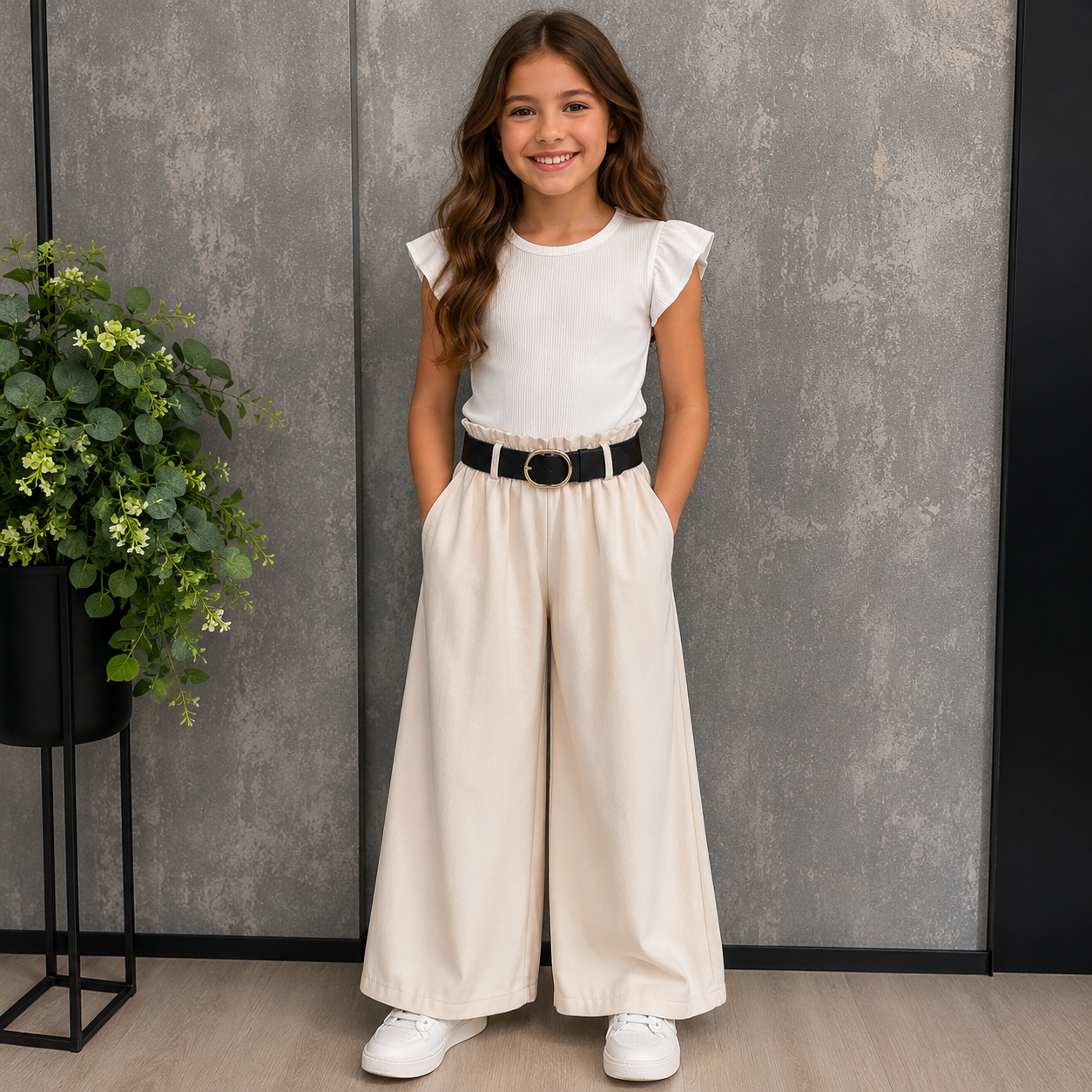 Pantalone Bambina 25213 New