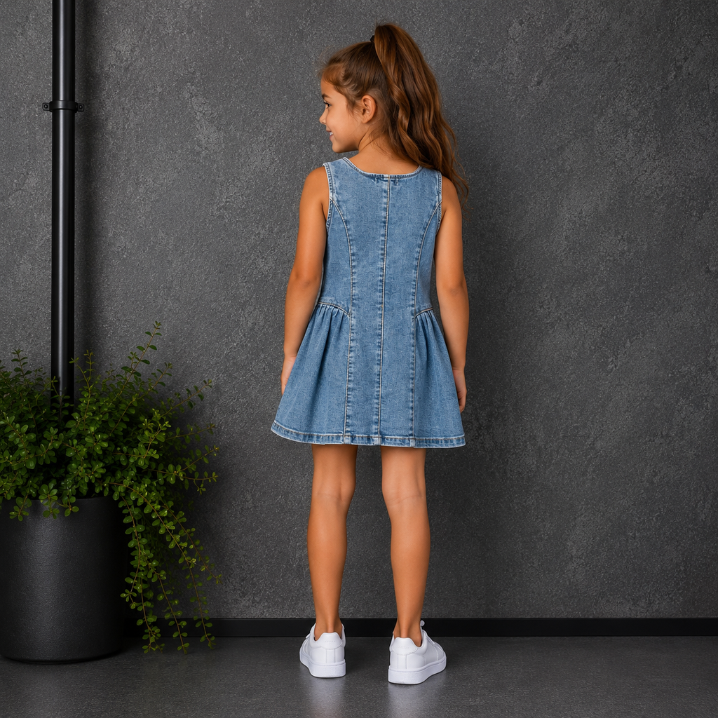 Jeans Salopette Bambina 8629 Yoyo