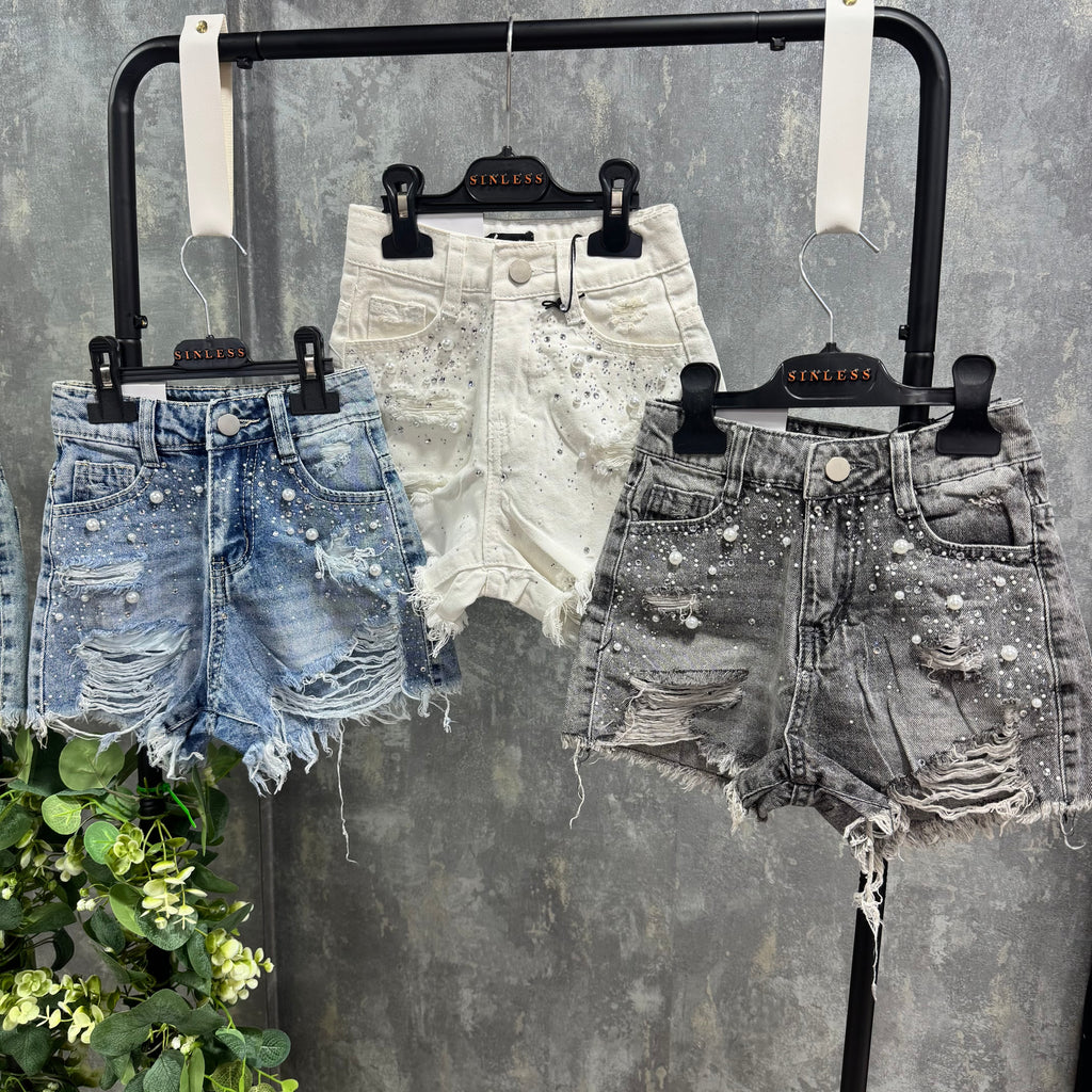 Shorts Jeans Bambina 7145 Miss Image