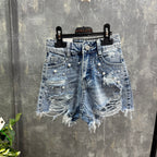 Shorts Jeans Bambina 7145 Miss Image