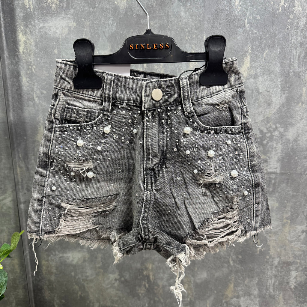 Shorts Jeans Bambina 7145 Miss Image