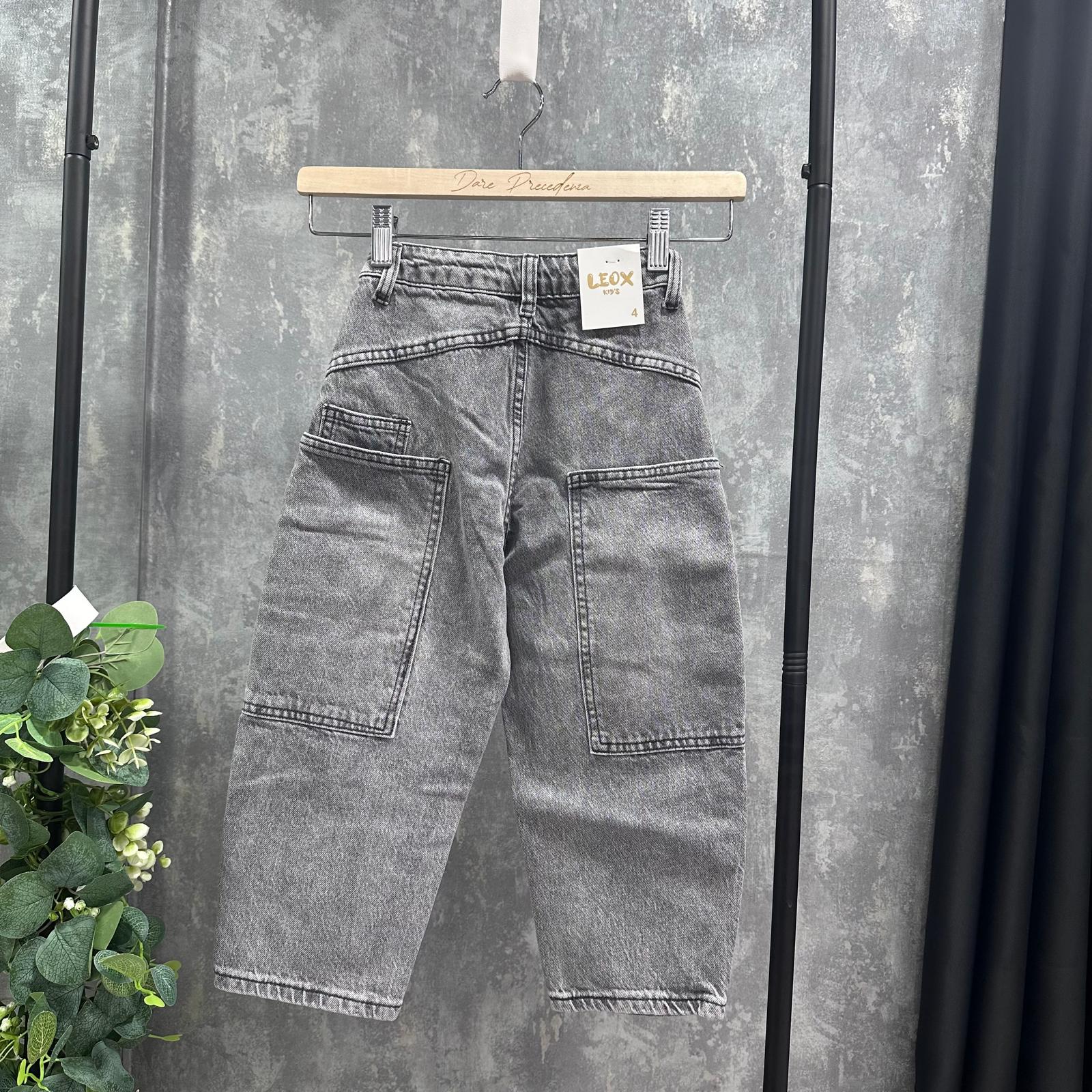 Jeans Bambina 128 Leox Kids