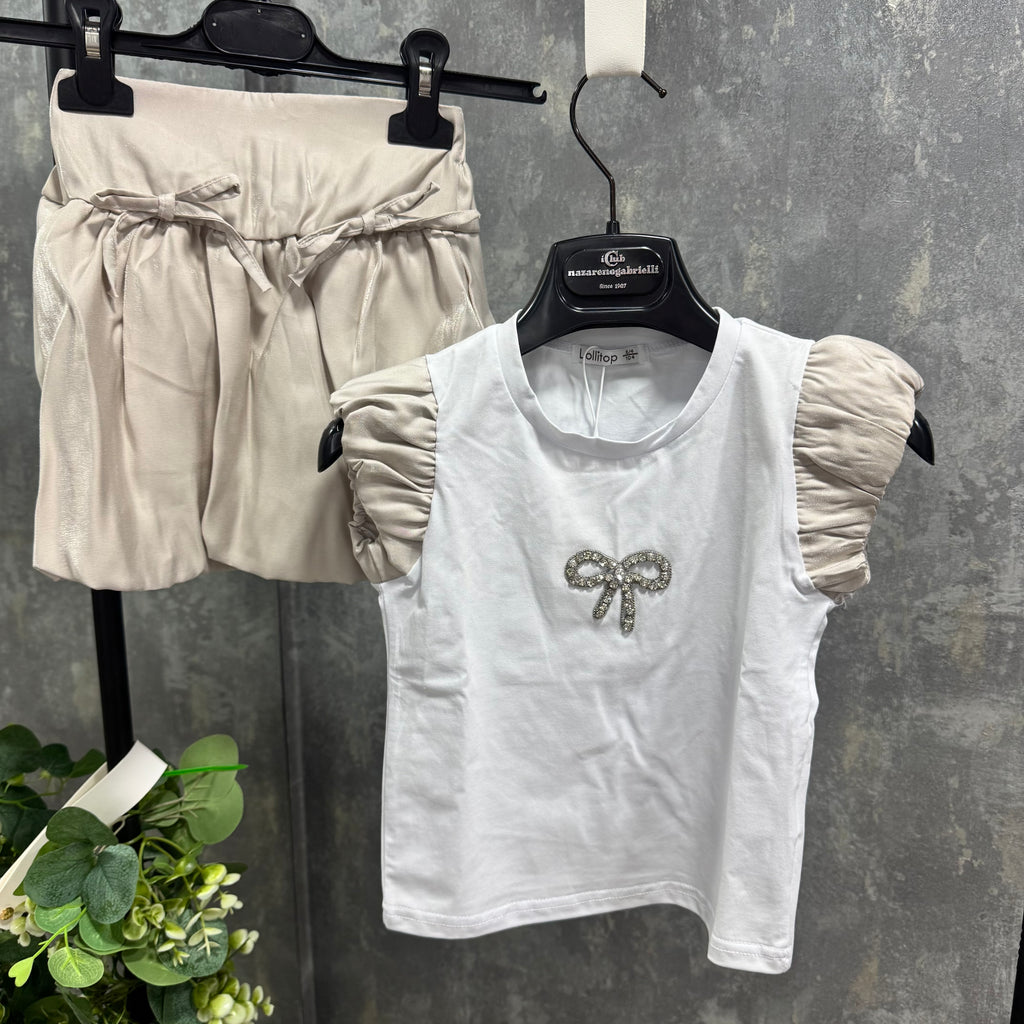 Coordinato Bambina bs0801 Lolli top